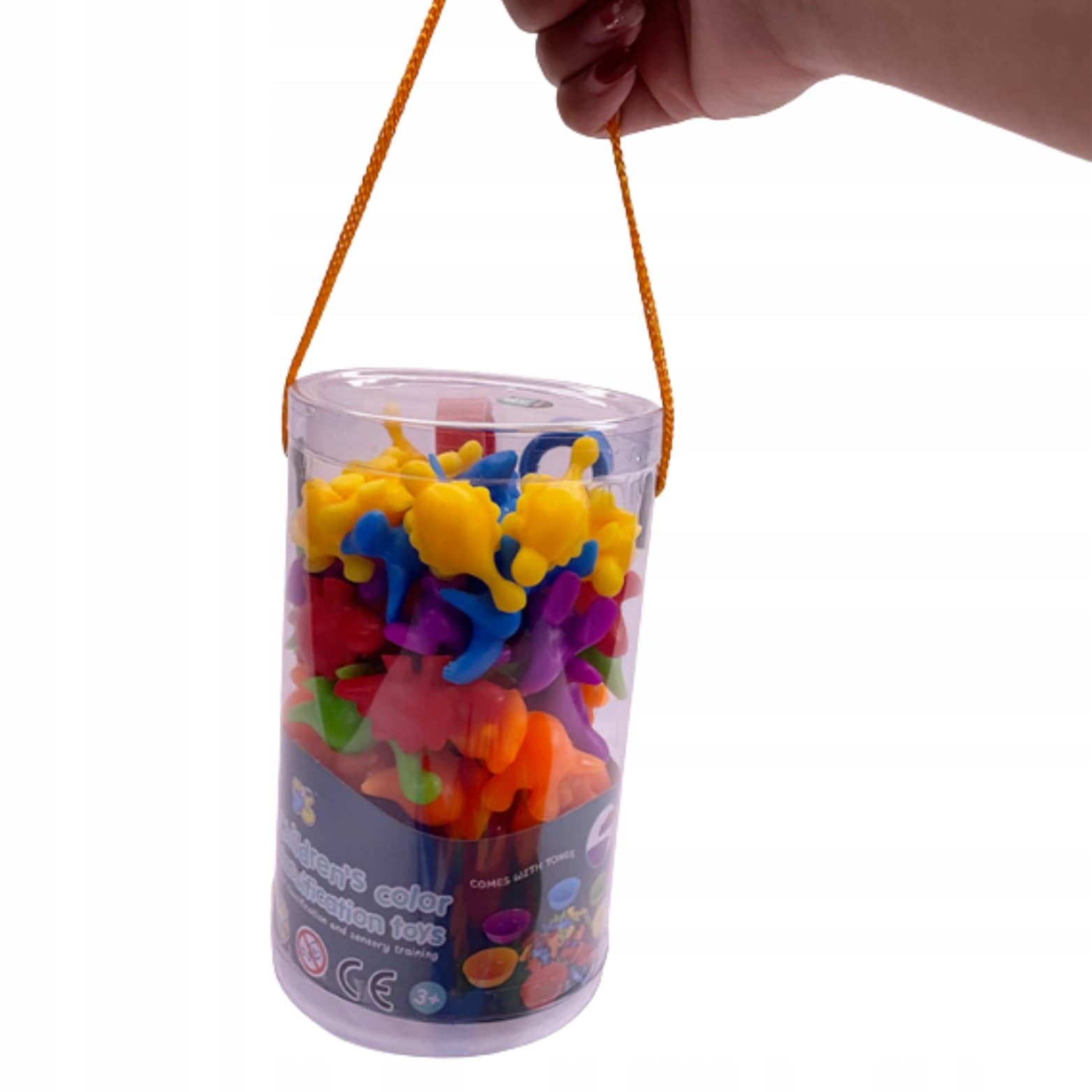 Sorter Montessori Logika - nauka kolorów, liczenia i chwytania